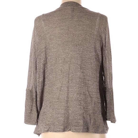 Jolie Tan Open Knit Cardigan Medium - Picture 2 of 2